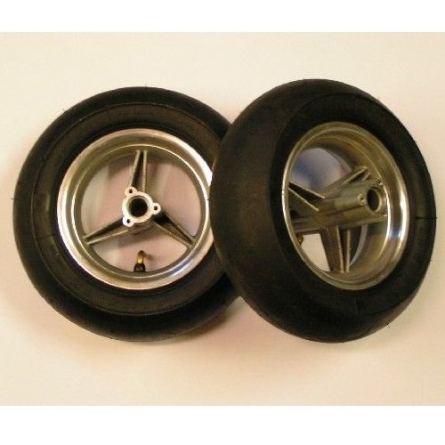 Set Velgen met banden (Voorband (Slick) + Achterband (Slick))