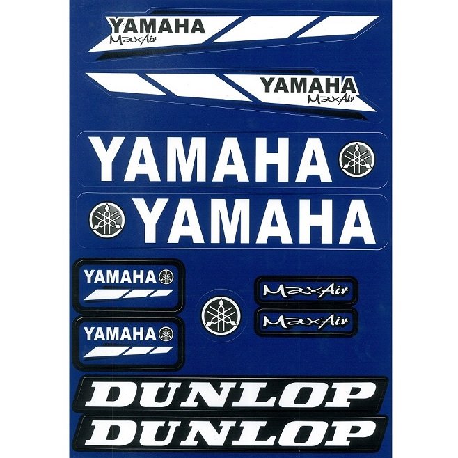 Stickerset Yamaha - GROOT VEL: 21x30cm